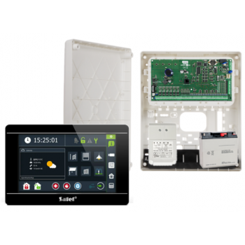 ZESTAW ALARMOWY SATEL INTEGRA 128 + INT-TSI-B + OPU-3P + AWT682 + 17Ah